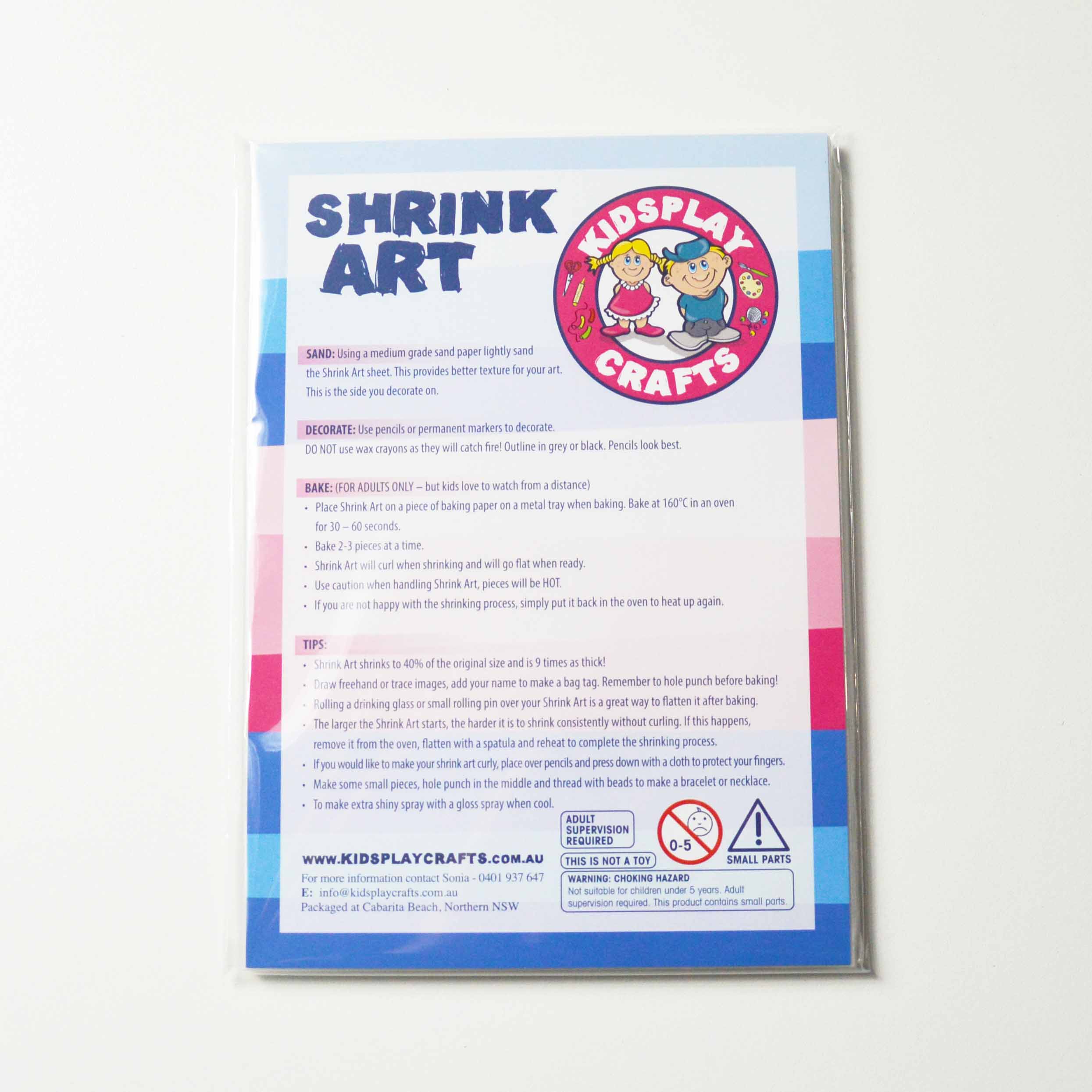 Shrink Krafts | Shrinky Paper Kit for Kids | Arts and Crafts for Girls &  Boys Ages 6-12 | Craft Kits Art Set | Indoor DIY Activity Craft Kits | Fun