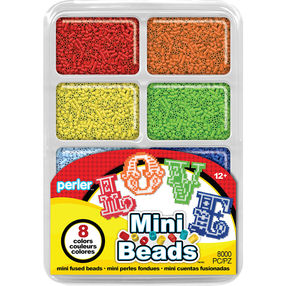 Mini beads Tray Rainbow Colours