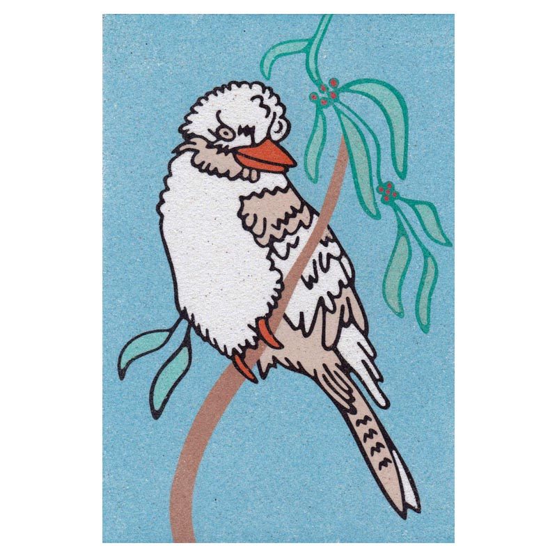 47 - Kookaburra Sand Art Card