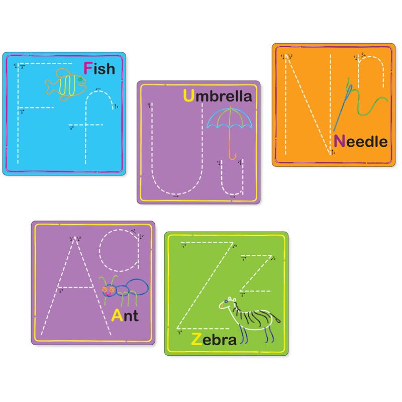 Wikki Stix Alphabet Cards individual letter cards