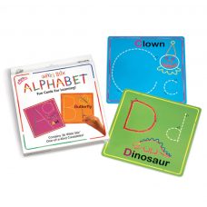 Colorful individual cards for learning letter formation with Wikki Stix. Creative Wikki illustrations on each card add to the fun! 26 Alphabet cards plus one practice card 36 reusable Wikki Stix Perfect for developing fine motor skills Ideal school readiness at home Perfect for classroom or centers Mistake-proof! Cards have directional arrows for proper letter formation. Durable cards can be used again and again… fun laying them out to spell words!