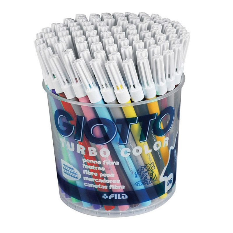Giotto Turbo Colour Pack of 96 coloured markers best price