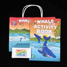 Whale Theme Kids Activity Bag and Book