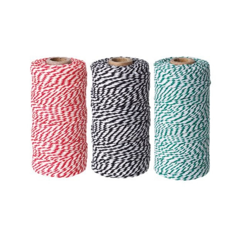 Wood Spools of Baker's Twine Colored Twine Craft Twine String 