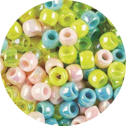 Pony Beads pearl packet of 1000