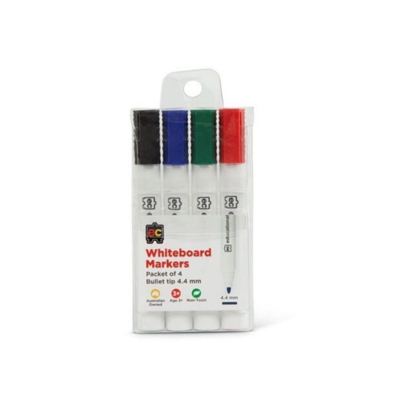 EC Whiteboard Markers Thick Set of 4