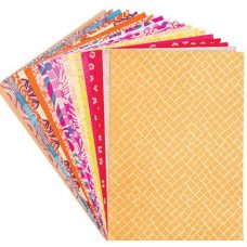 Handmade Paper A4 20 Sheets in Warm Colours
