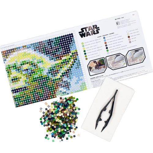 Perler Yoda Pattern Kit contents
