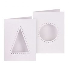 Christmas Cut-Out Threading Card pack of 10