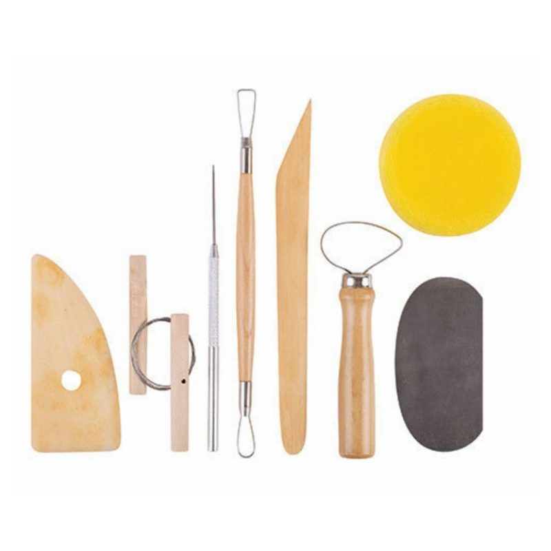 Clay Modelling Set of Tools