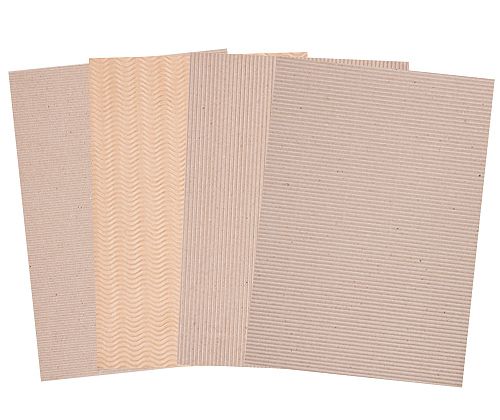 Corrugated Natural Card pack of 20